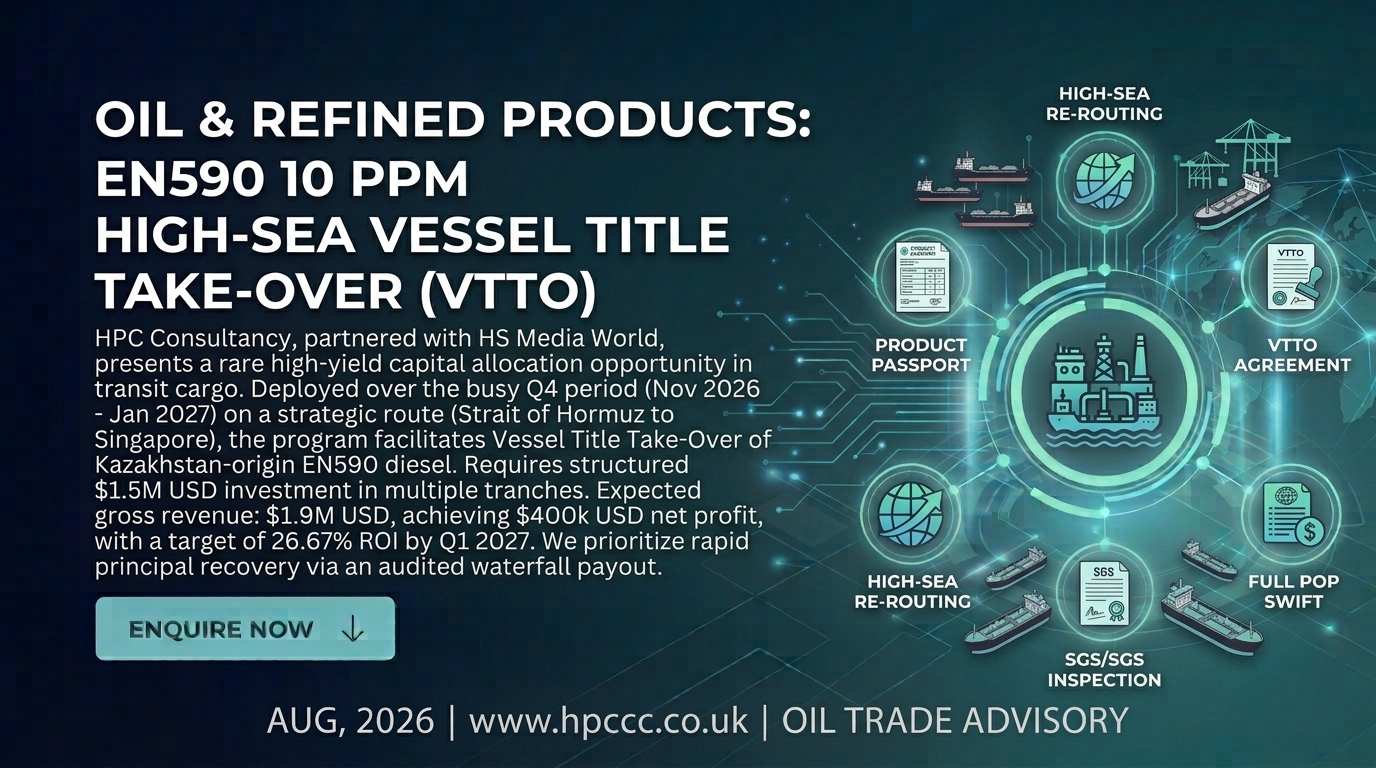A Guide to Vessel Title Take-Over (VTTO) Deals, globally Energy Classifications, and Strategic Logistics