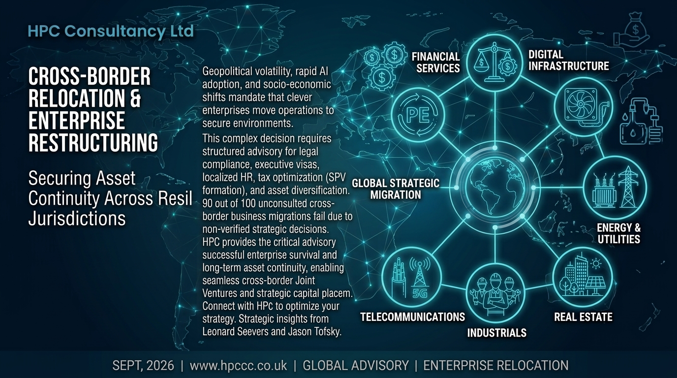 Strategic Business Relocation from globally and Cross Border Advisory
