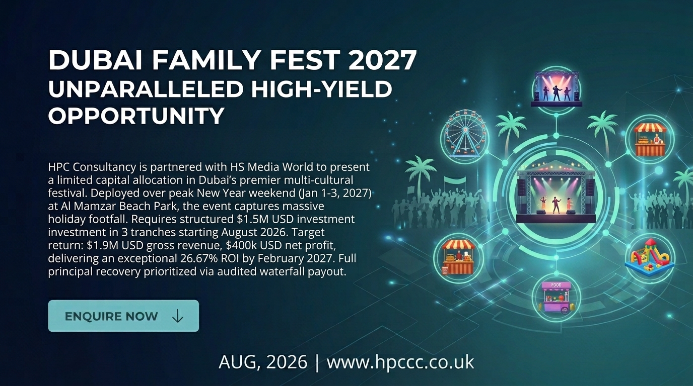 Prime Gulf Investment Opportunity for Investors in globally: Dubai Family Fest (Season 1)